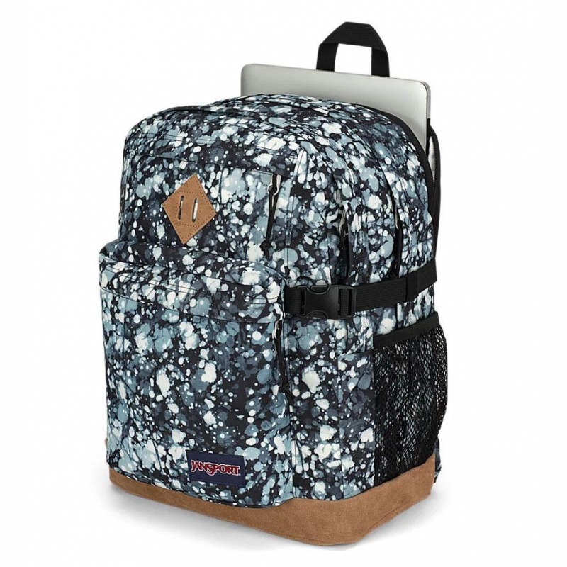 Plecak Na Laptopa JanSport SUEDE CAMPUS Plecaki Niebieskie Czarne | PLDYB21830