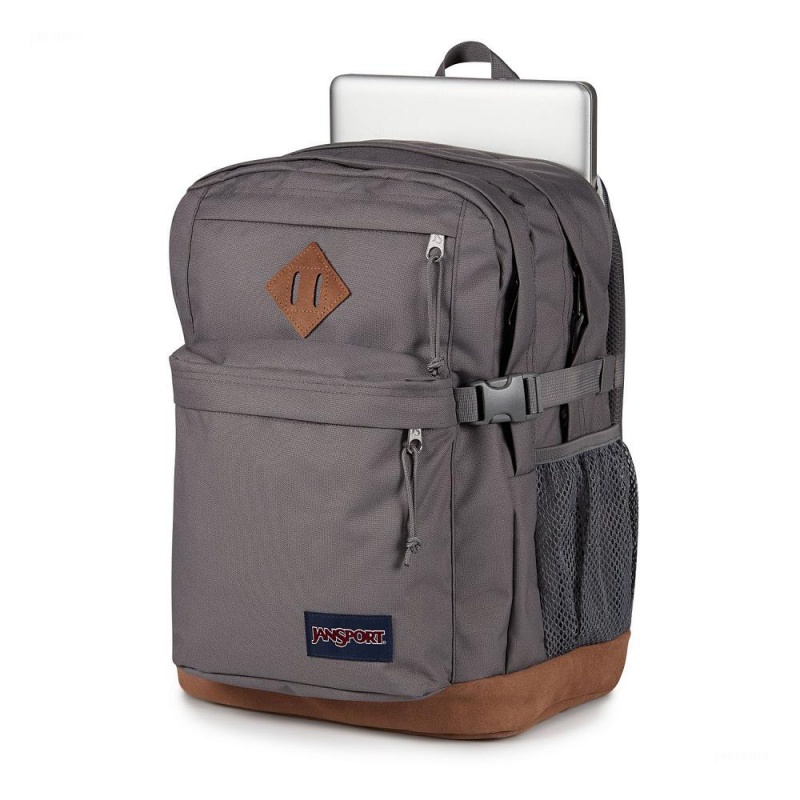 Plecak Na Laptopa JanSport SUEDE CAMPUS Plecaki Jasny Szare | PLIIZ52574