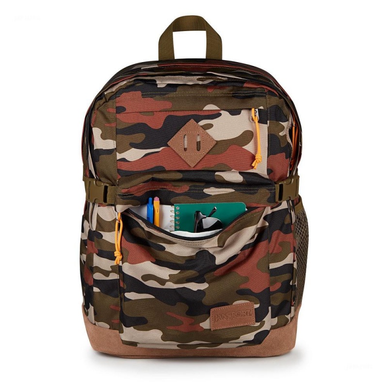 Plecak Na Laptopa JanSport SUEDE CAMPUS Plecaki Camo | PPLER46469