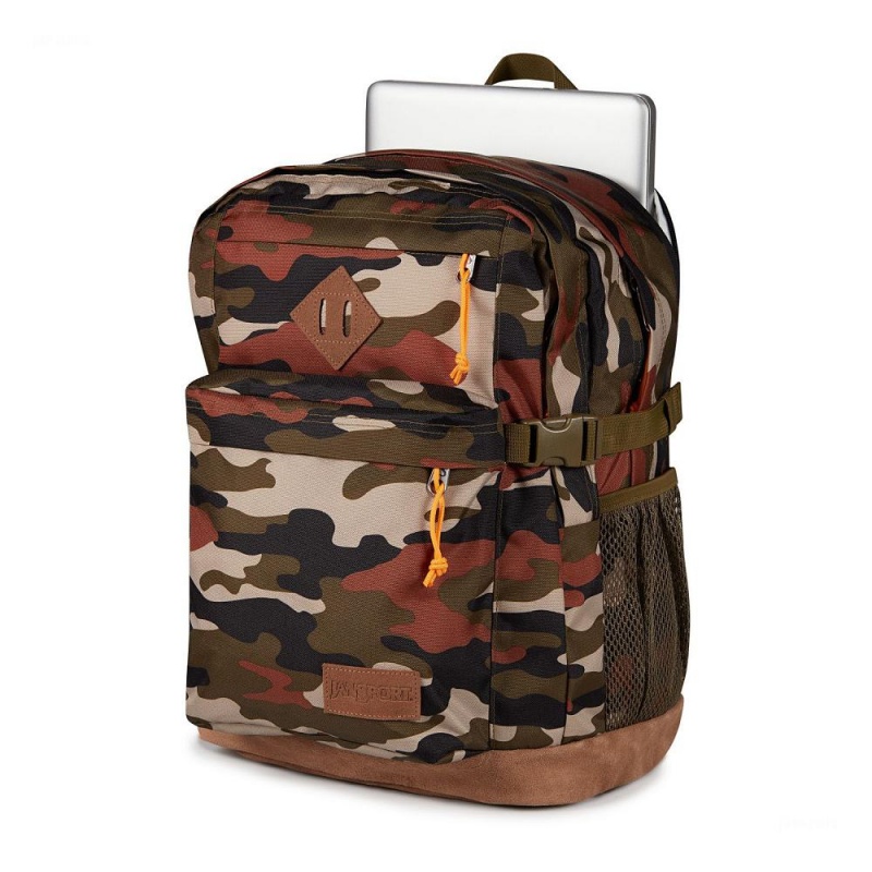 Plecak Na Laptopa JanSport SUEDE CAMPUS Plecaki Camo | PPLER46469