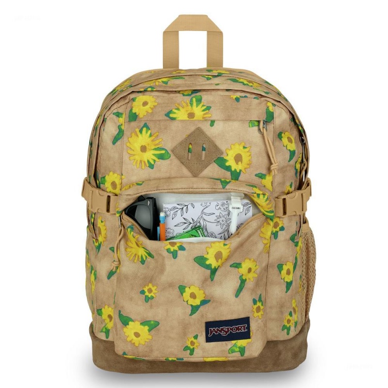 Plecak Na Laptopa JanSport SUEDE CAMPUS Plecaki Khaki | MPLFT66338