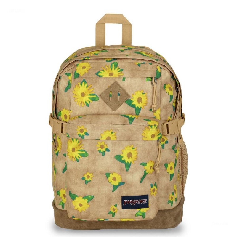 Plecak Na Laptopa JanSport SUEDE CAMPUS Plecaki Khaki | MPLFT66338