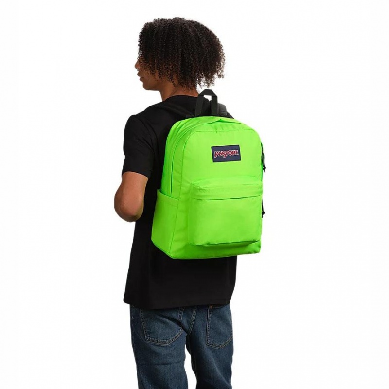 Plecak Na Laptopa JanSport SuperBreak® Plus Plecaki Zielone | PLEGJ31942