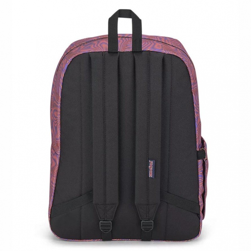 Plecak Na Laptopa JanSport SuperBreak® Plus Plecaki Fioletowe Pomarańczowe | PLJZR37976