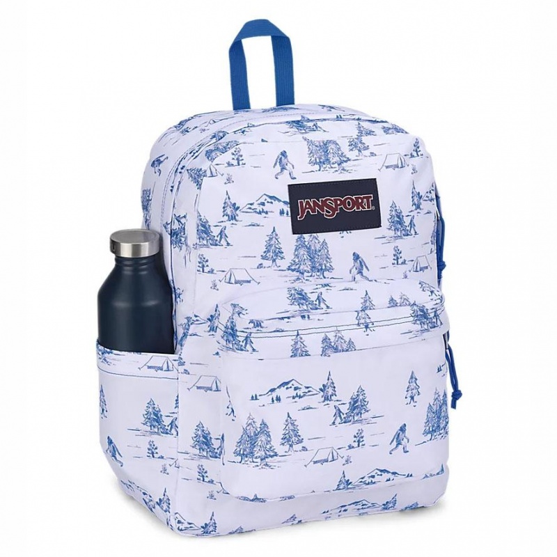 Plecak Na Laptopa JanSport SuperBreak® Plus Plecaki Białe Niebieskie | PLXBR58218