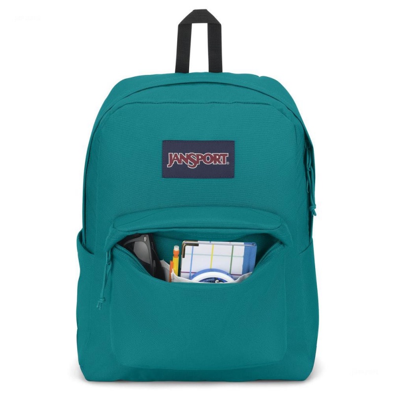 Plecak Na Laptopa JanSport SuperBreak® Plus Plecaki Turkusowe | SPLVO21077