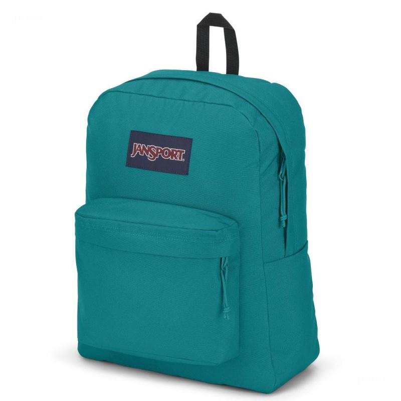 Plecak Na Laptopa JanSport SuperBreak® Plus Plecaki Turkusowe | SPLVO21077