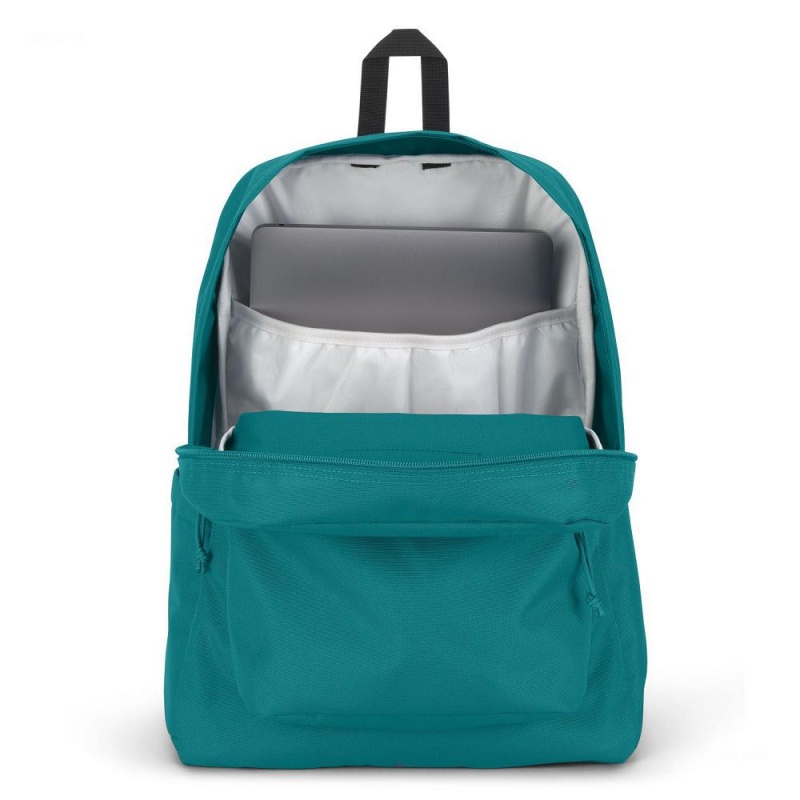 Plecak Na Laptopa JanSport SuperBreak® Plus Plecaki Turkusowe | SPLVO21077