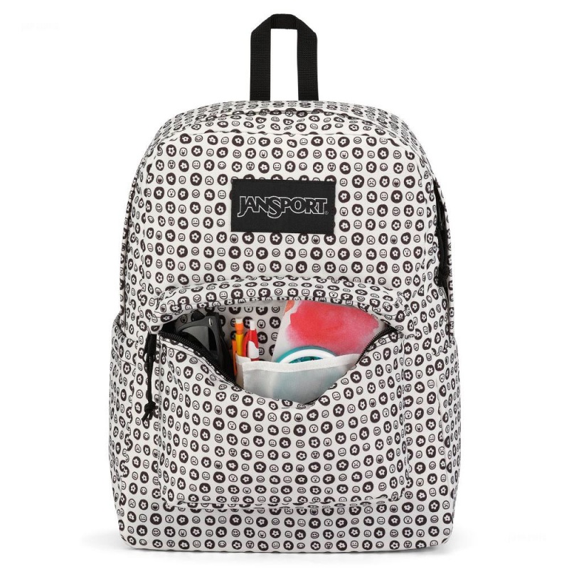 Plecak Na Laptopa JanSport SuperBreak® Plus Plecaki Białe Czarne | DPLKV50403