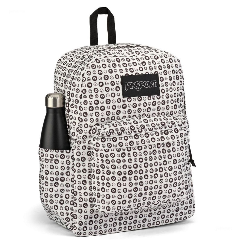 Plecak Na Laptopa JanSport SuperBreak® Plus Plecaki Białe Czarne | DPLKV50403