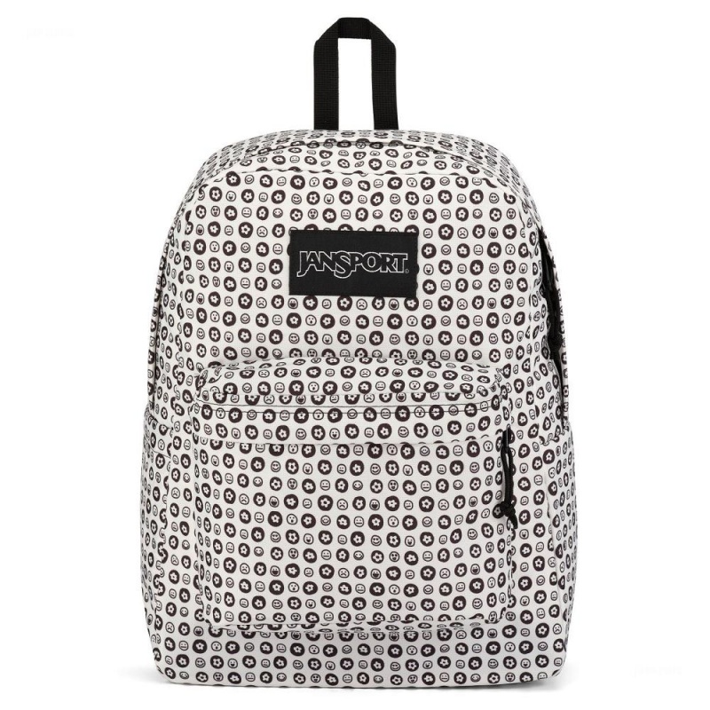 Plecak Na Laptopa JanSport SuperBreak® Plus Plecaki Białe Czarne | DPLKV50403