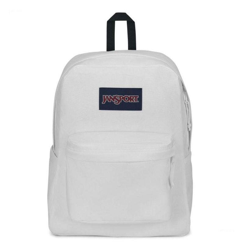 Plecak Na Laptopa JanSport SuperBreak® Plus Plecaki Białe | PLDFL11977