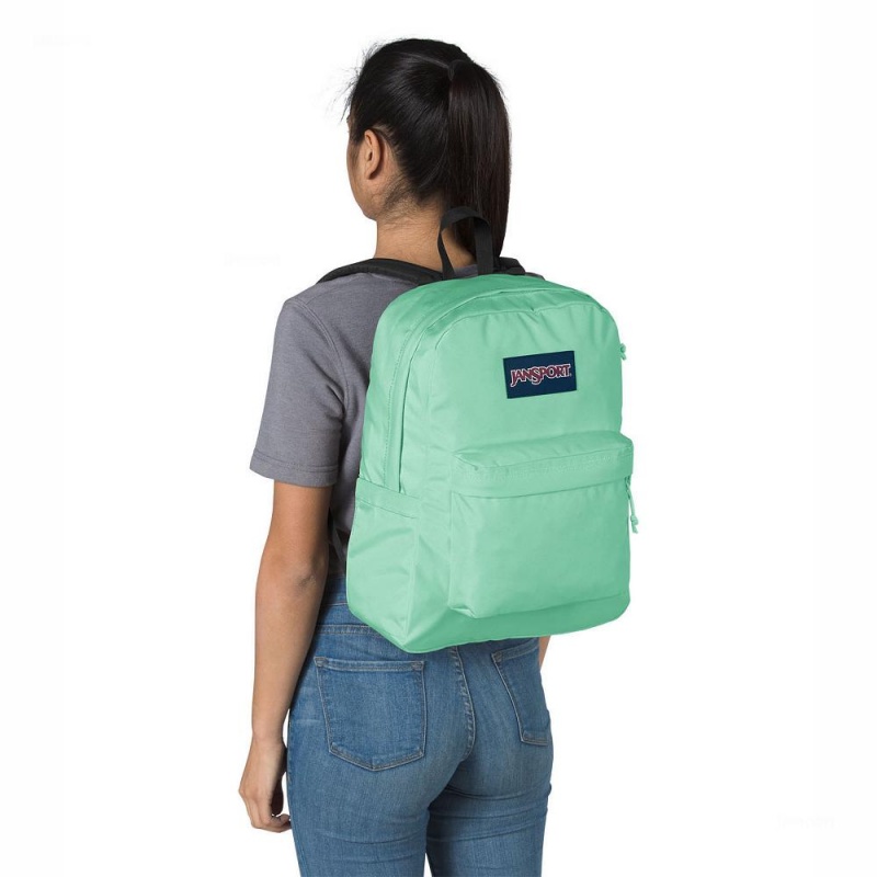 Plecak Na Laptopa JanSport SuperBreak® Plus Plecaki Turkusowe | EPLHC50852