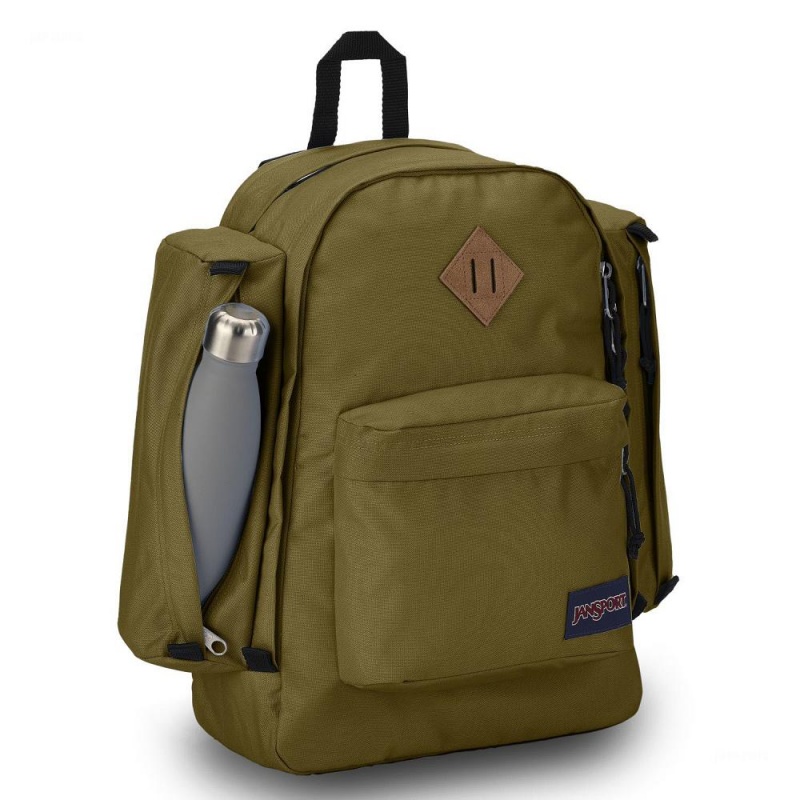 Plecak Turystyczny JanSport Field Pack Plecaki Oliwkowe | PLNZX85391