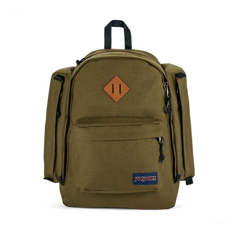 Plecak Turystyczny JanSport Field Pack Plecaki Oliwkowe | PLNZX85391