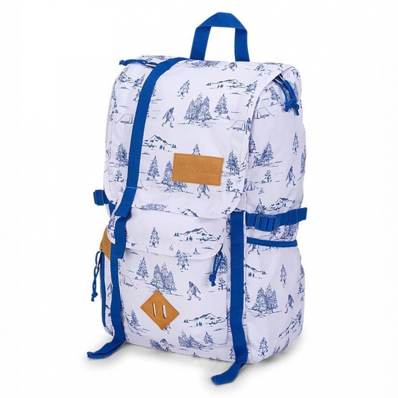 Plecak Turystyczny JanSport Hatchet Plecaki Białe Niebieskie | XPLBH25166