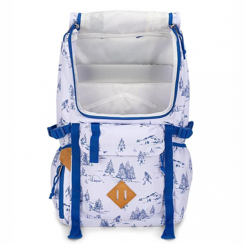 Plecak Turystyczny JanSport Hatchet Plecaki Białe Niebieskie | XPLBH25166