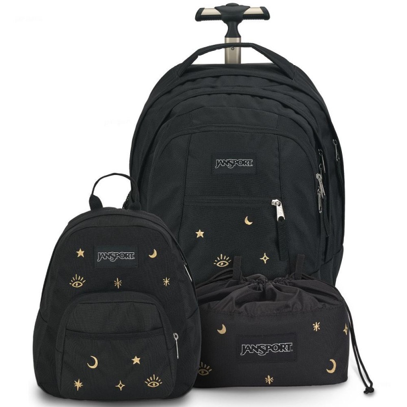 Plecaki szkolne JanSport Bundle Plecaki Czarne | PLJVR18699