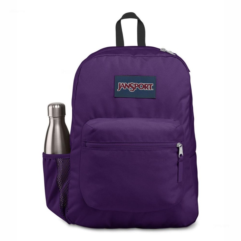 Plecaki szkolne JanSport CROSS TOWN Plecaki Fioletowe | GPLUC30872