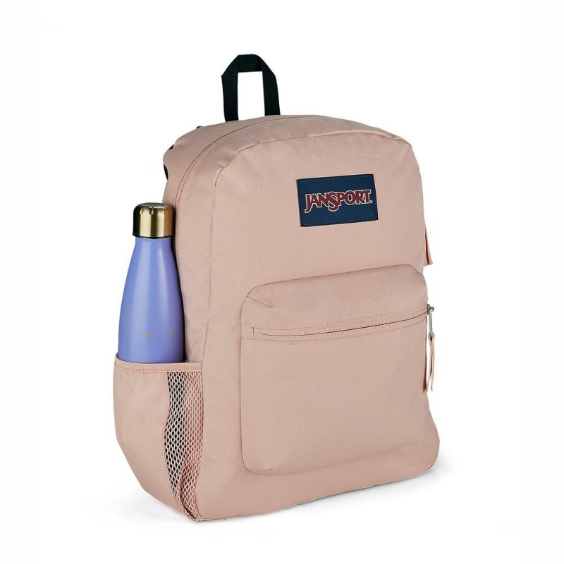 Plecaki szkolne JanSport CROSS TOWN Plecaki Różowe | PLJZR65742