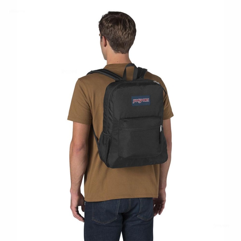 Plecaki szkolne JanSport CROSS TOWN Plecaki Czarne | PLZDE71854