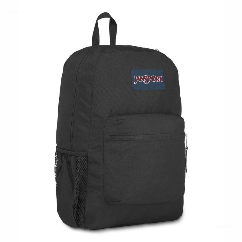 Plecaki szkolne JanSport CROSS TOWN Plecaki Czarne | PLZDE71854