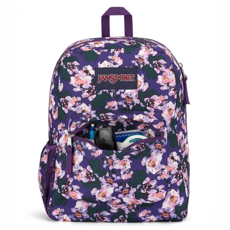 Plecaki szkolne JanSport CROSS TOWN Plecaki Fioletowe | PLICD71755