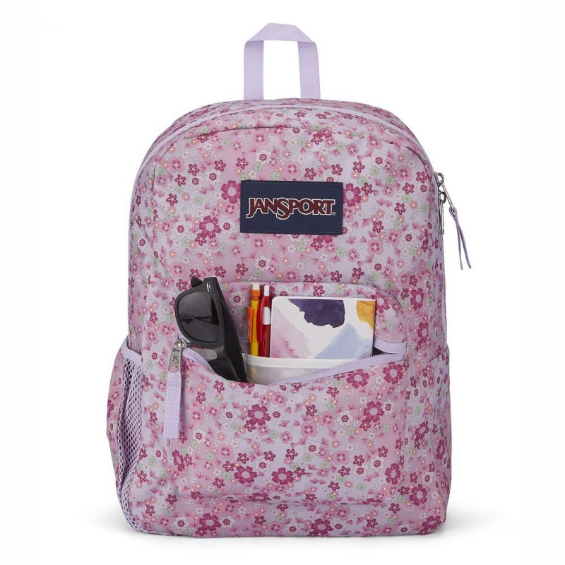 Plecaki szkolne JanSport CROSS TOWN Plecaki Różowe | TPLWZ23845