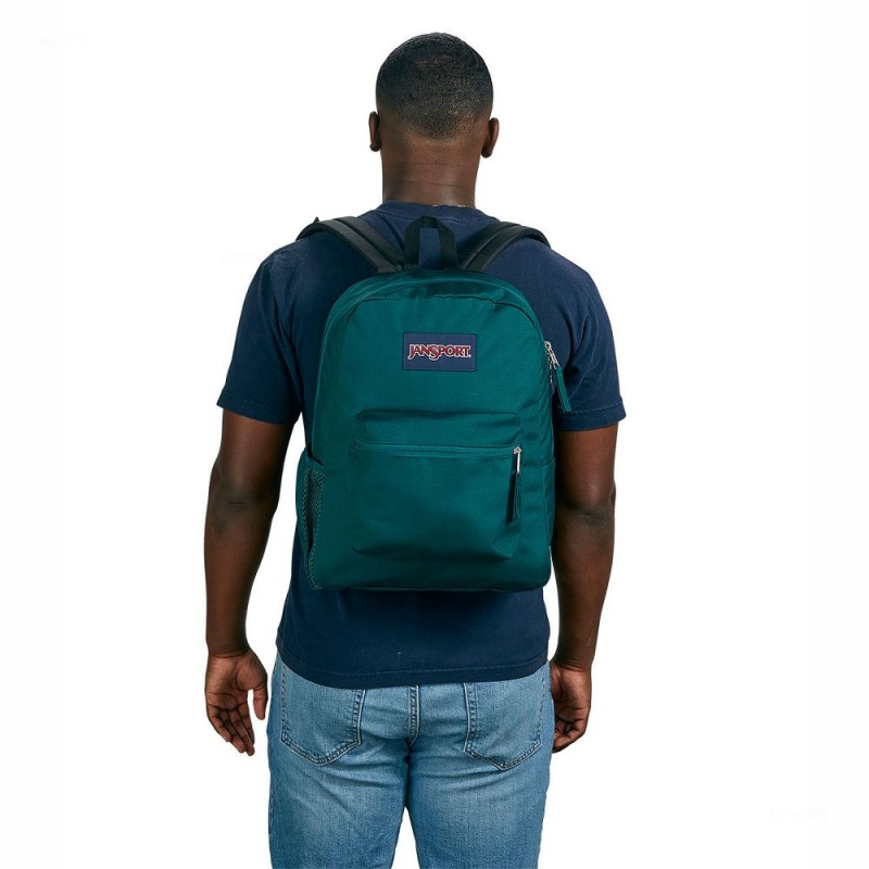 Plecaki szkolne JanSport CROSS TOWN Plecaki Zielone | PLZPD48834