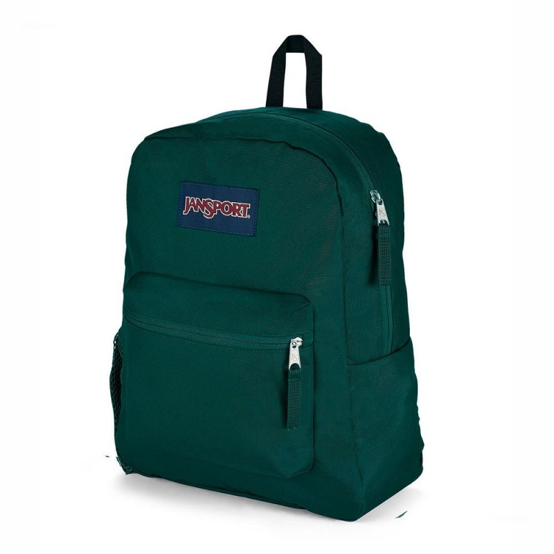 Plecaki szkolne JanSport CROSS TOWN Plecaki Zielone | PLZPD48834