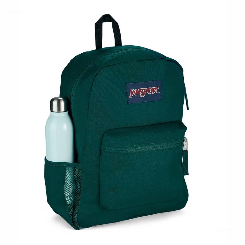 Plecaki szkolne JanSport CROSS TOWN Plecaki Zielone | PLZPD48834