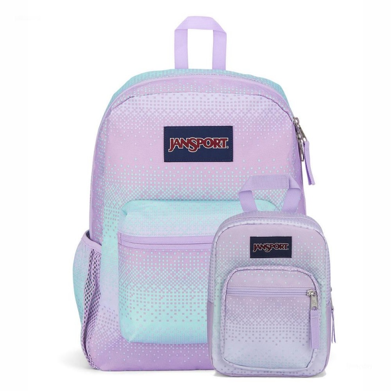 Plecaki szkolne JanSport CROSS TOWN + BIG BREAK Plecaki Fioletowe | FPLHY27429