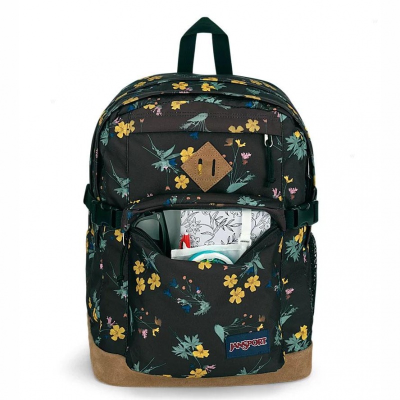 Plecaki szkolne JanSport DARK FLORA BUNDLE Plecaki Brązowe | PLEGJ32908