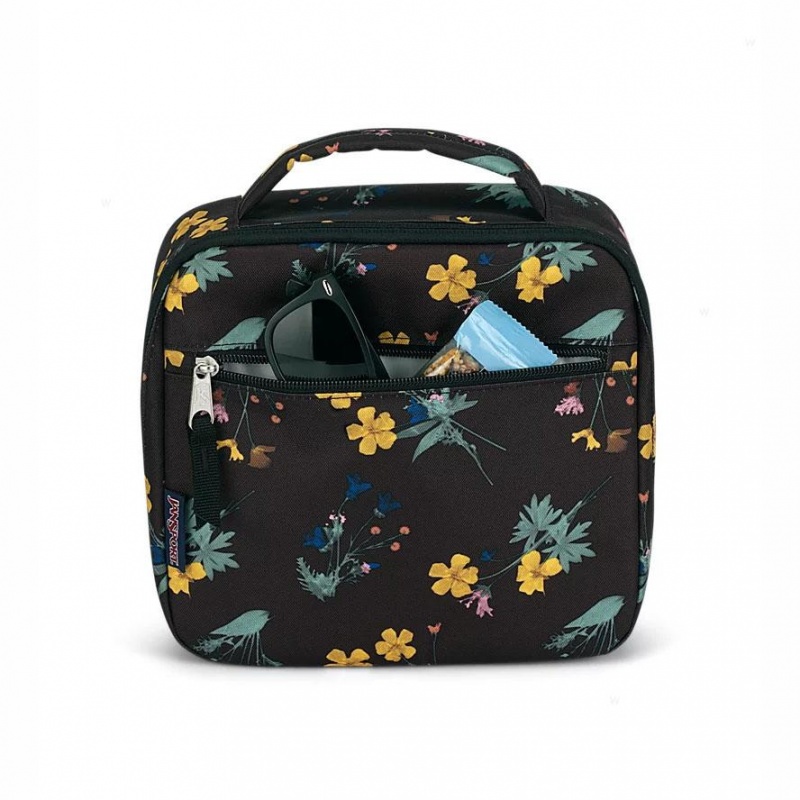 Plecaki szkolne JanSport DARK FLORA BUNDLE Plecaki Brązowe | PLEGJ32908