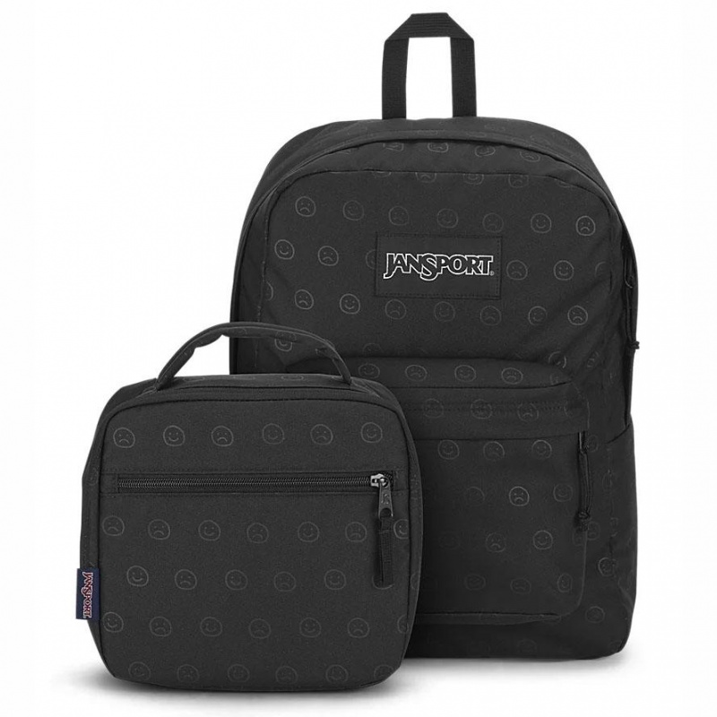 Plecaki szkolne JanSport HAPPY AND SAD BUNDLE Plecaki Czarne | TPLPQ66108