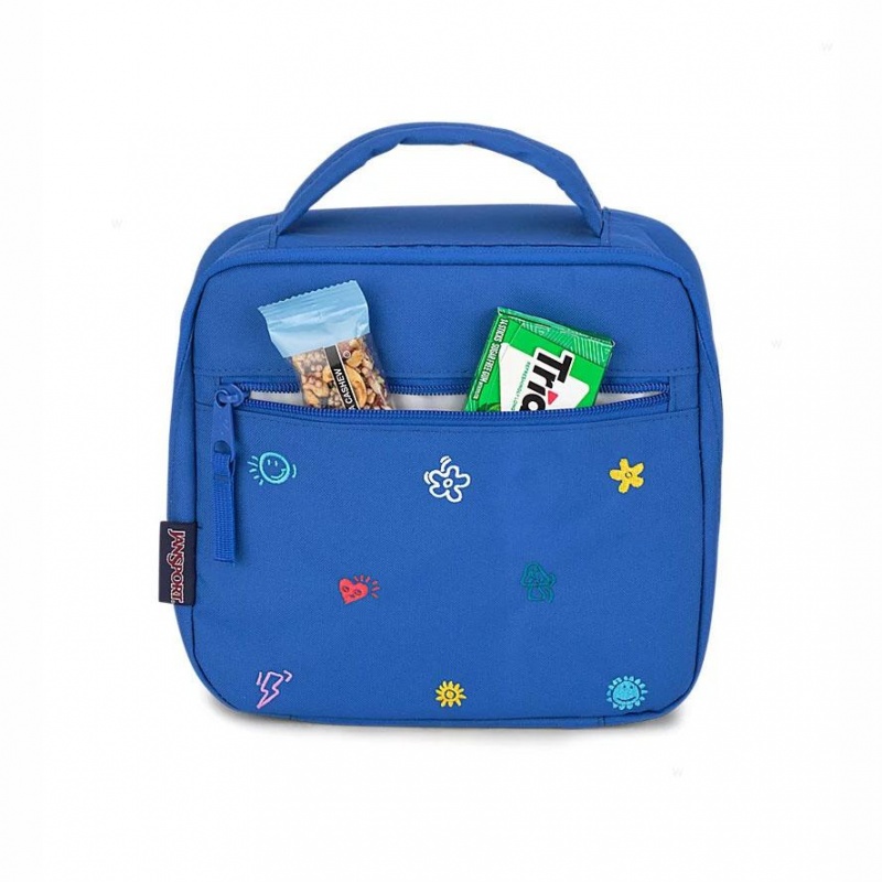 Plecaki szkolne JanSport KIDCORE CHARMS BUNDLE Plecaki Niebieskie | BPLSD33213