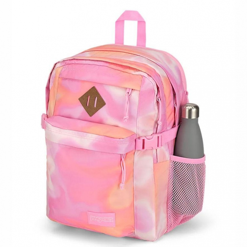 Plecaki szkolne JanSport Main Campus Plecaki Różowe | PLICD82302