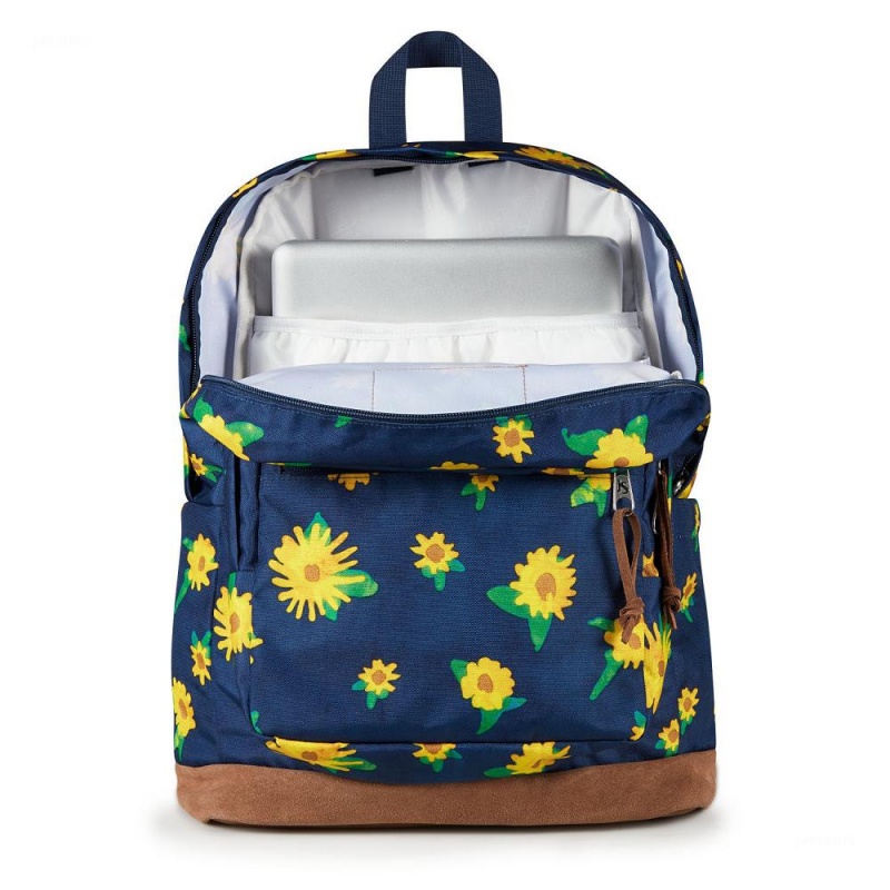 Plecaki szkolne JanSport Right Pack Plecaki Granatowe Żółte | EPLVG57401