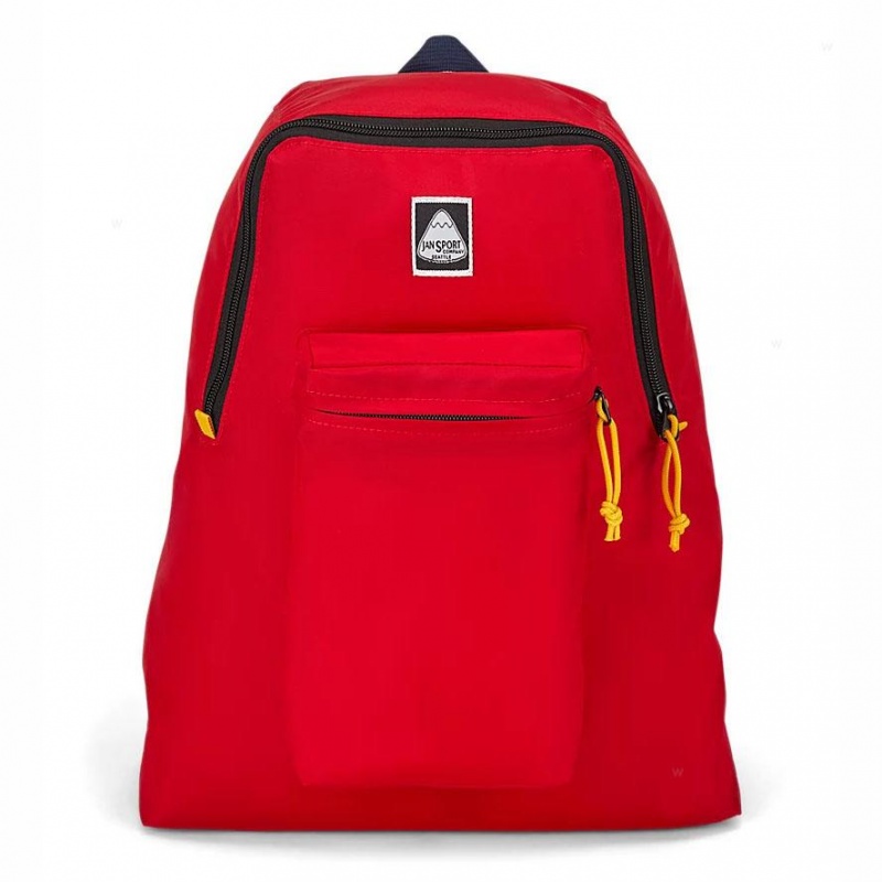 Plecaki szkolne JanSport SKI N HIKE Plecaki Czerwone | PLEGJ84597