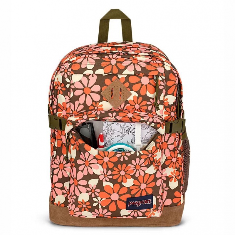 Plecaki szkolne JanSport SUEDE CAMPUS Plecaki Pomarańczowe | BPLSD35422