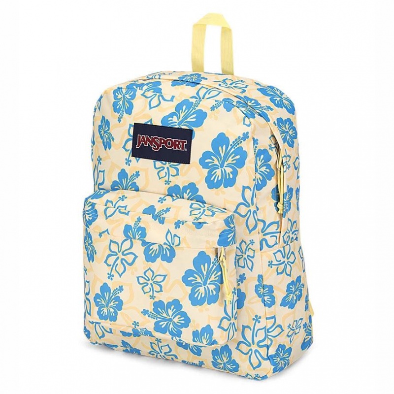 Plecaki szkolne JanSport SuperBreak® Plecaki Żółte Niebieskie | PPLER25868