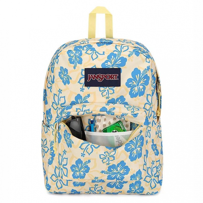 Plecaki szkolne JanSport SuperBreak® Plecaki Żółte Niebieskie | PPLER25868