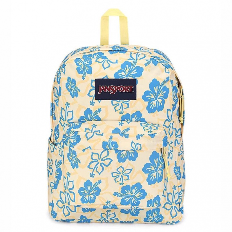 Plecaki szkolne JanSport SuperBreak® Plecaki Żółte Niebieskie | PPLER25868