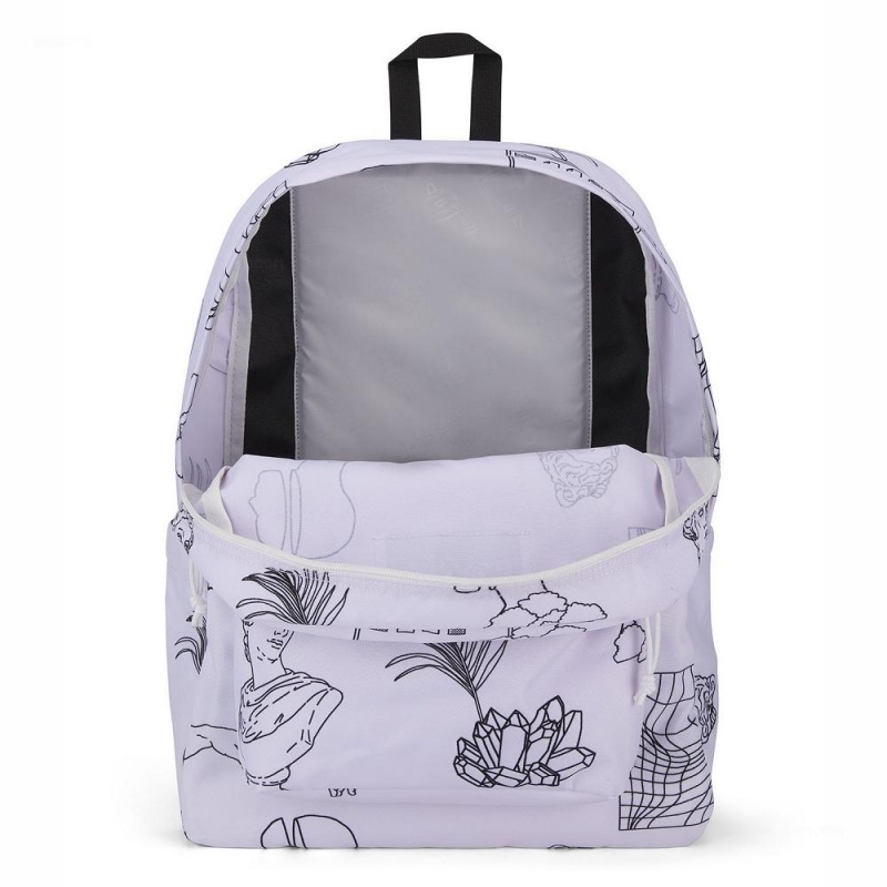 Plecaki szkolne JanSport SuperBreak® Plecaki Białe | PLIIZ16186