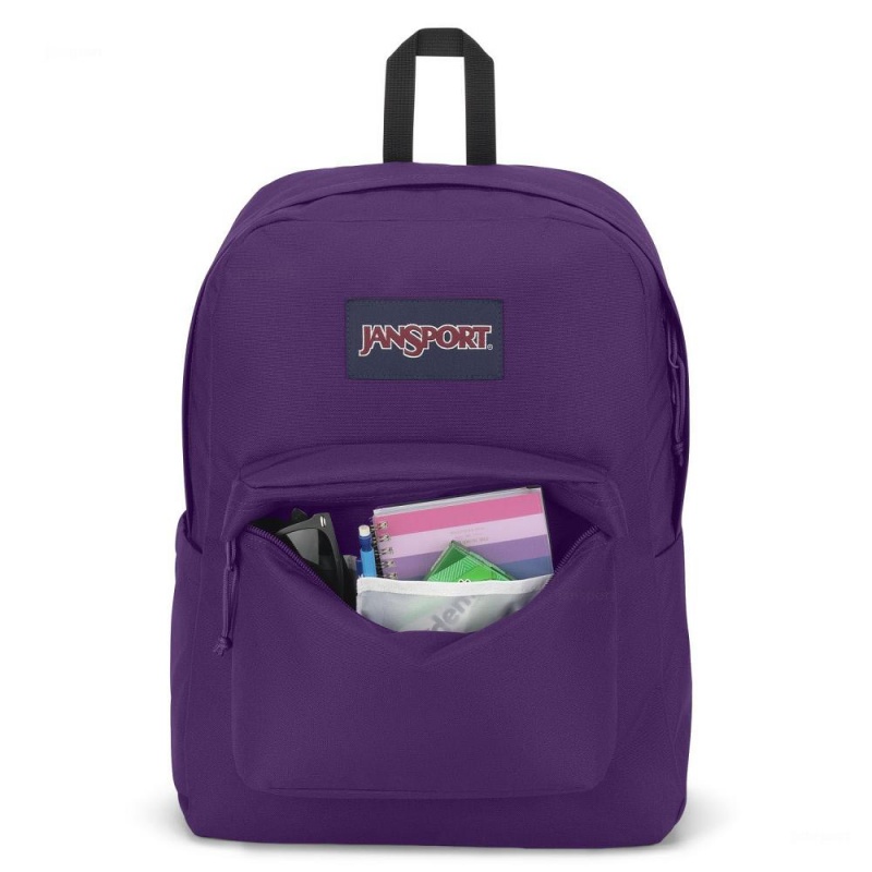 Plecaki szkolne JanSport SuperBreak® Plus Plecaki Fioletowe | MPLHR89271