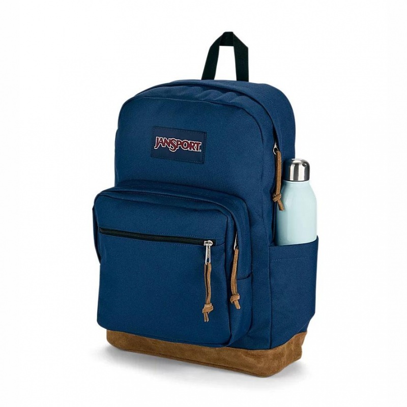 Plecaki szkolne JanSport TIMELESS BLUE NAVY BUNDLE Plecaki Granatowe | XPLBH59298