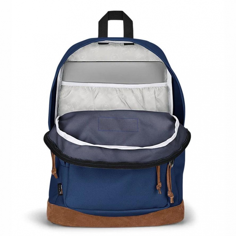 Plecaki szkolne JanSport TIMELESS BLUE NAVY BUNDLE Plecaki Granatowe | XPLBH59298