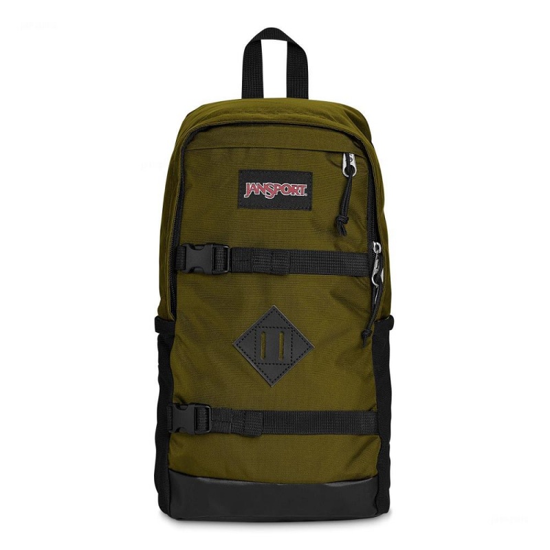 Torby Kurierskie JanSport Off Campus Sling Plecaki Oliwkowe | PLXMI12245